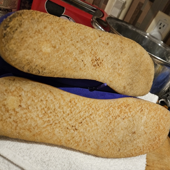 Dark Violet Clarks Wallabee Shoes - Picture 6 of 6